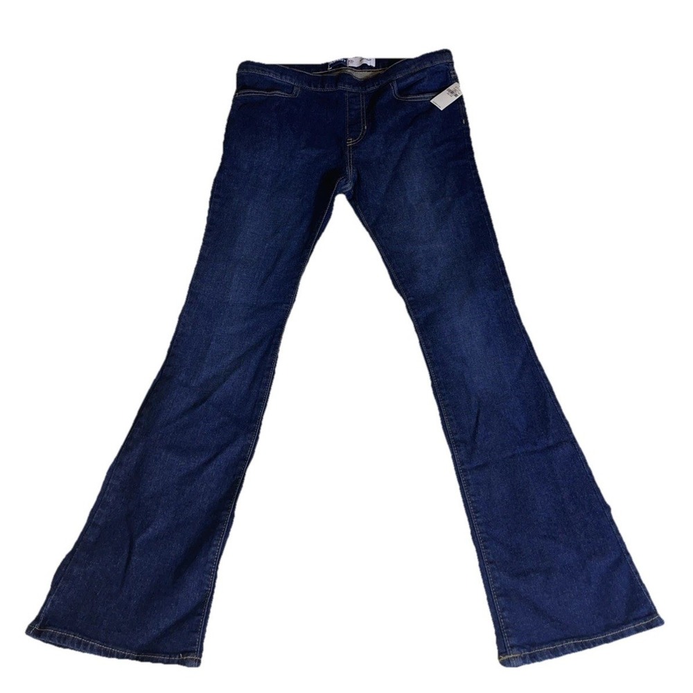 Juniors Boot Cut 32x28 Pull Up Blue Jean Jrs XXL‎ 18 Old Navy NWT Cotton